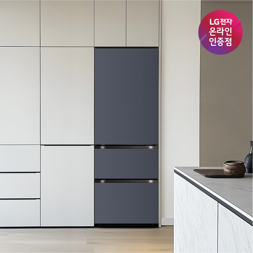 LG 디오스 오브제컬렉션 김치톡톡 Fit & Max Z334MNN122S (네이비) 빌트인
