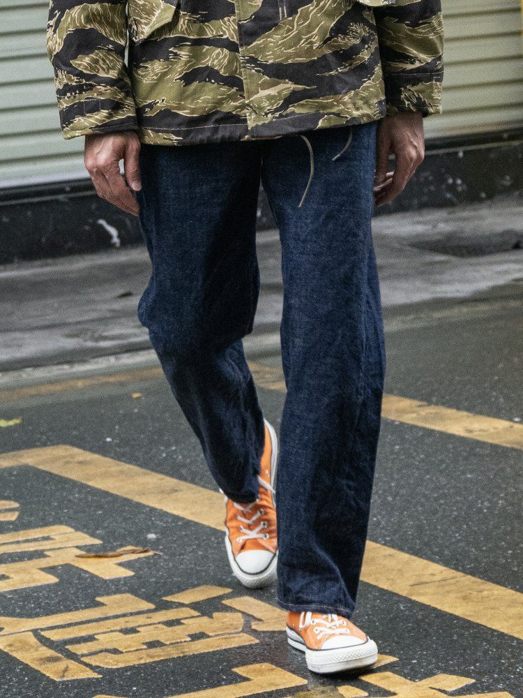 브론슨 66801XX 생지 데님14.5oz 셀비지진 스트레이트 일자 핏 논워시드 데님 딥인디고 29 - 상세 이미지 4