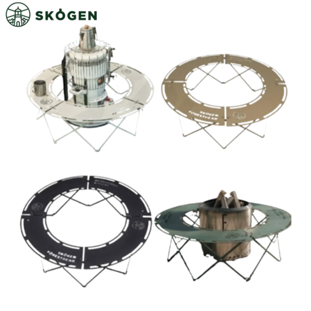 스코겐 화로테이블 캠핑용품 화로대 조립식 불멍 감성화로 휴대용 야외 테이블 k300 - 상품 이미지