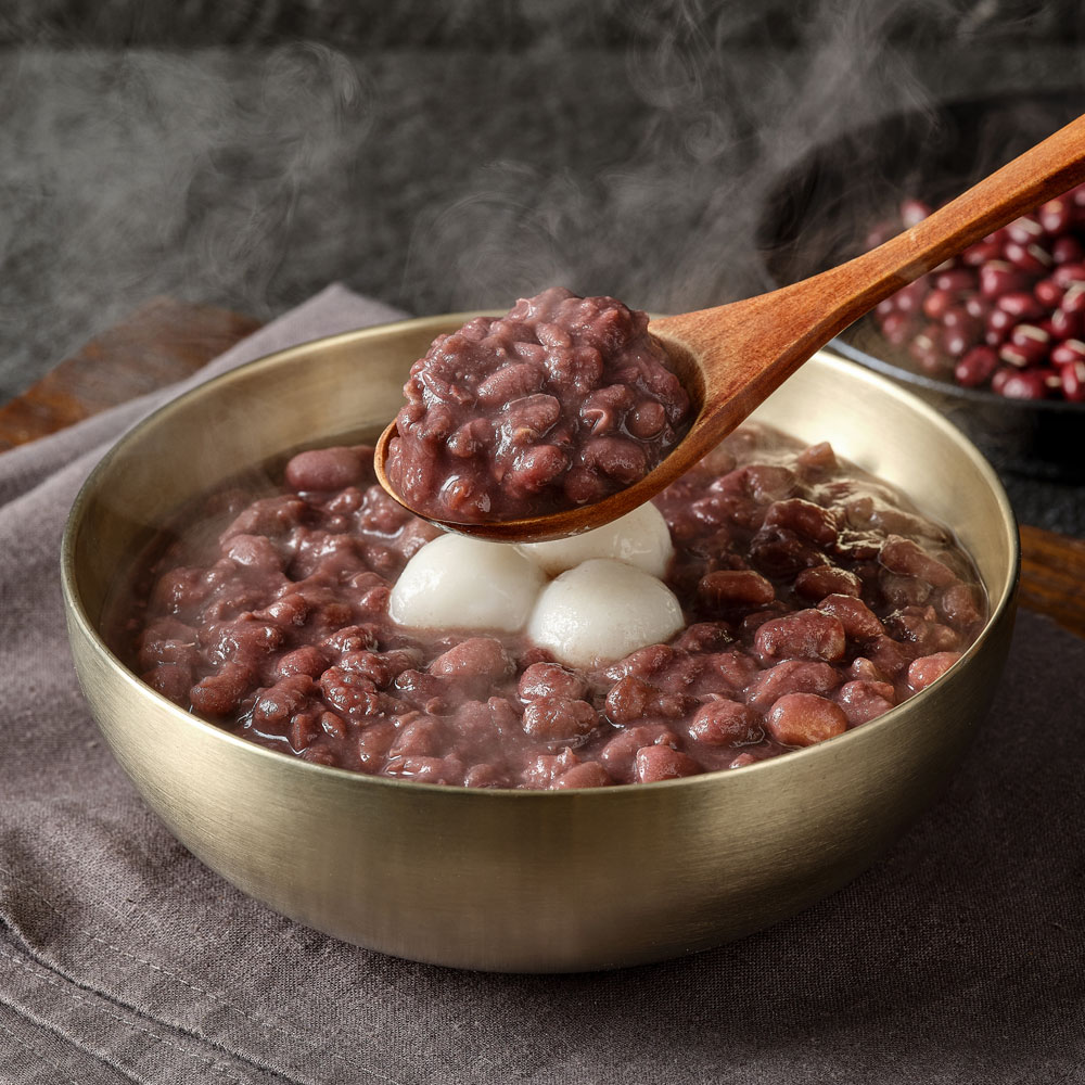 동지 서울 3대 팥죽 맛집 국내산 무가당통팥죽 새알 옹심이 식사대용 250g, 4개