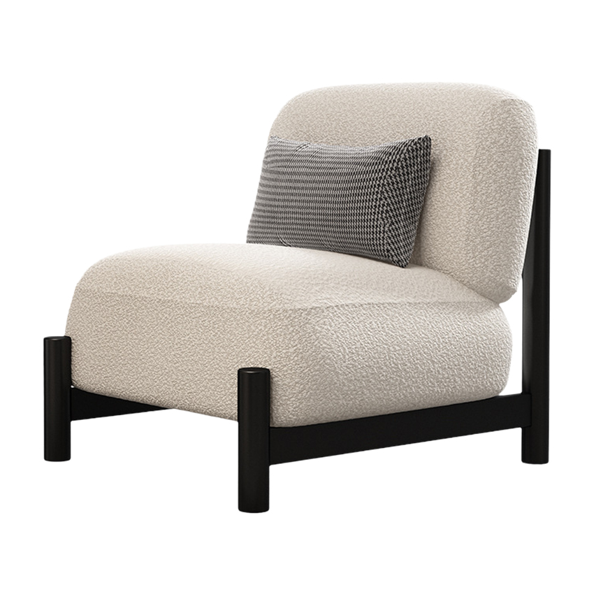 아르코 라운지 인테리어 서재 패브릭 체어 Arco Lounge Chair - 상품 이미지