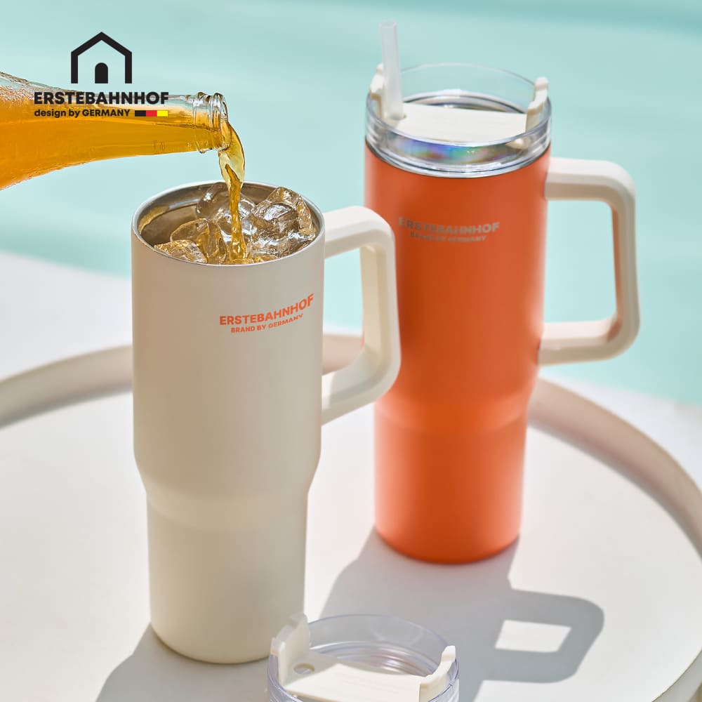 리유저블 보온보냉 진공 스테인레스 텀블러 591ml, 선셋