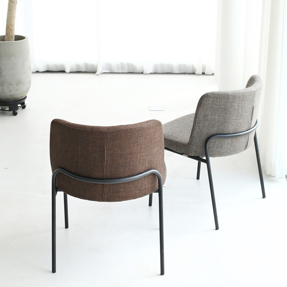 뷰티즈체어 루나 편한 인테리어 식탁의자 식당 고급 패브릭 카페 다이닝