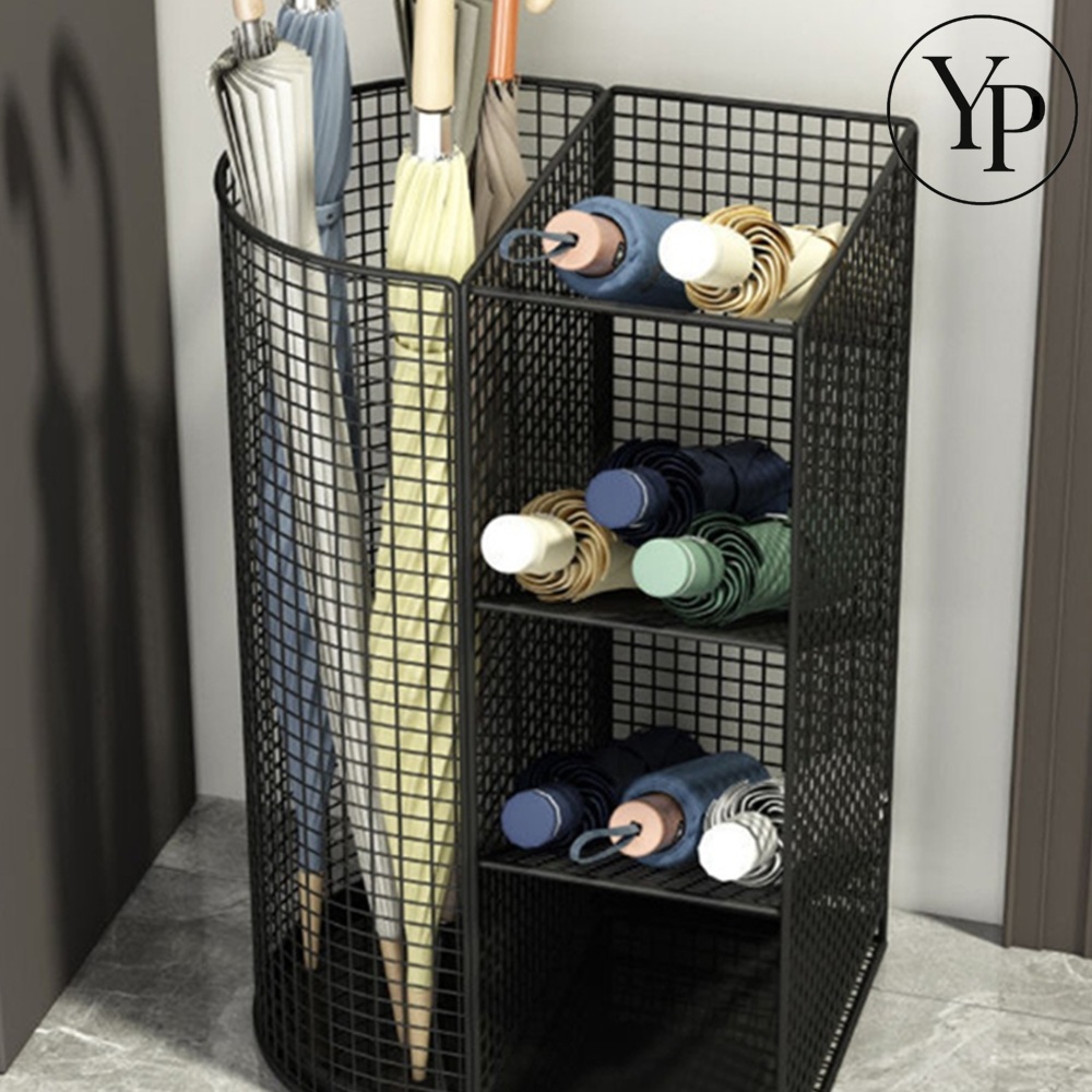 물빠짐 철제 우산 받침대 접이식우산 분리 정리대 카페 식당 우산통 꽃이통