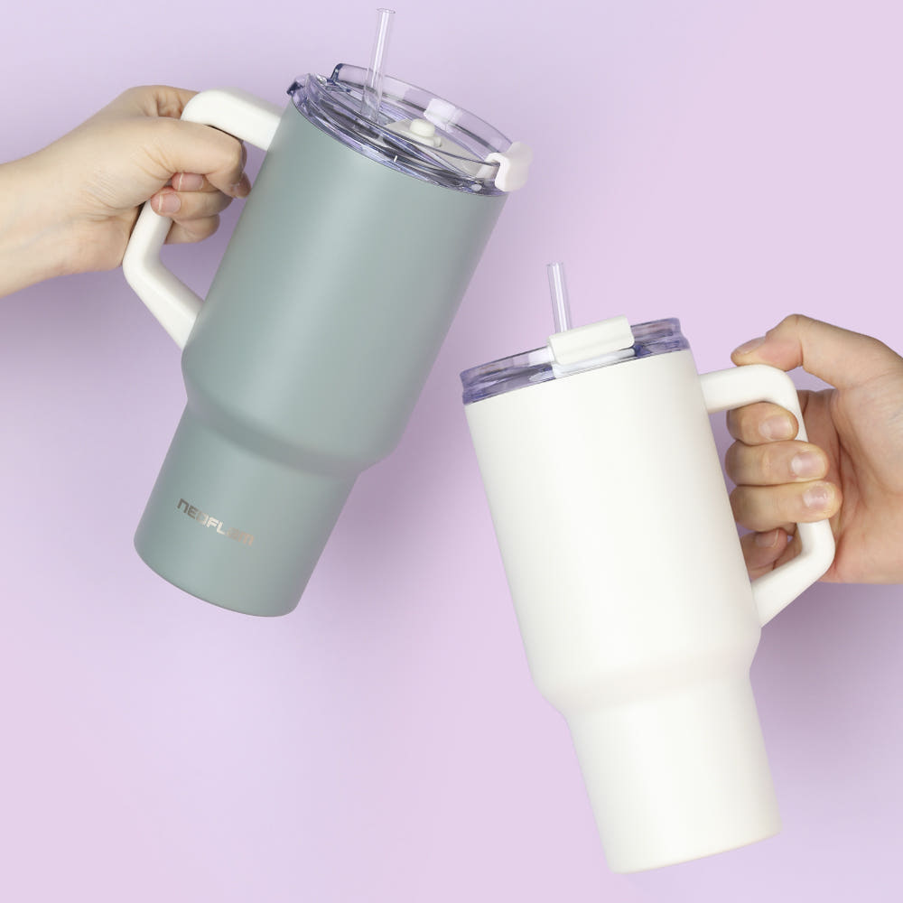 네오플램 대용량 보온 보냉 스텐 텀블러 900ml