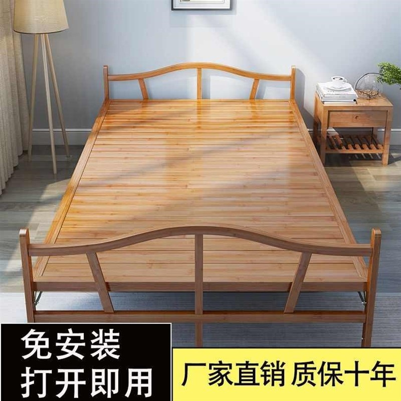 이동식 평상 폴딩형 마당 접이식 간이 대나무 데크 베드 - 상세 이미지 2