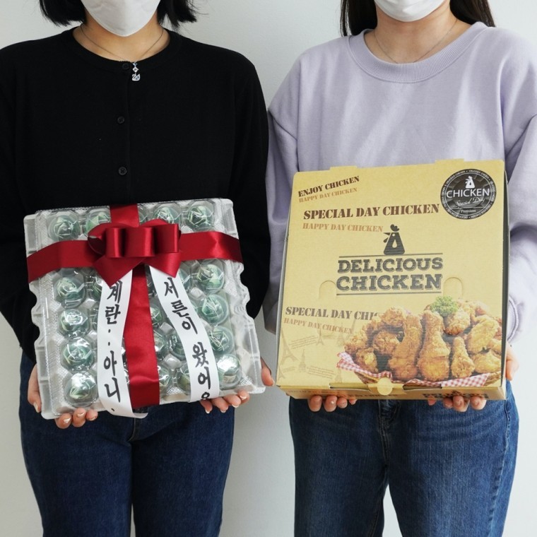 30살계란한판 돈선물 돈선물포장 부모님생신용돈 - 상품 이미지