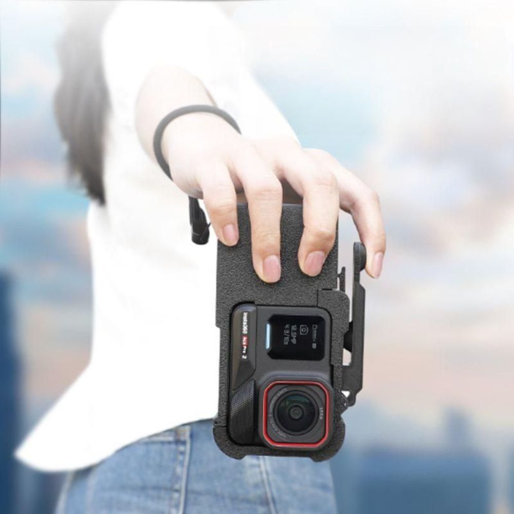 인스타360 에이스 프로2 포토 셔터 버튼 그립 핸들 토끼 케이지 어댑터 - 상세 이미지 2