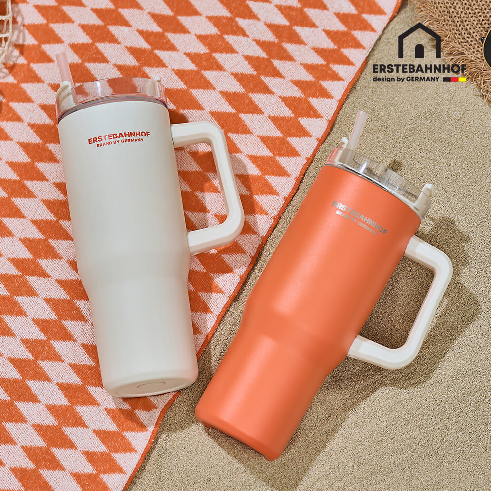 리유저블 보온보냉 진공 스테인레스 텀블러 591ml, 선셋