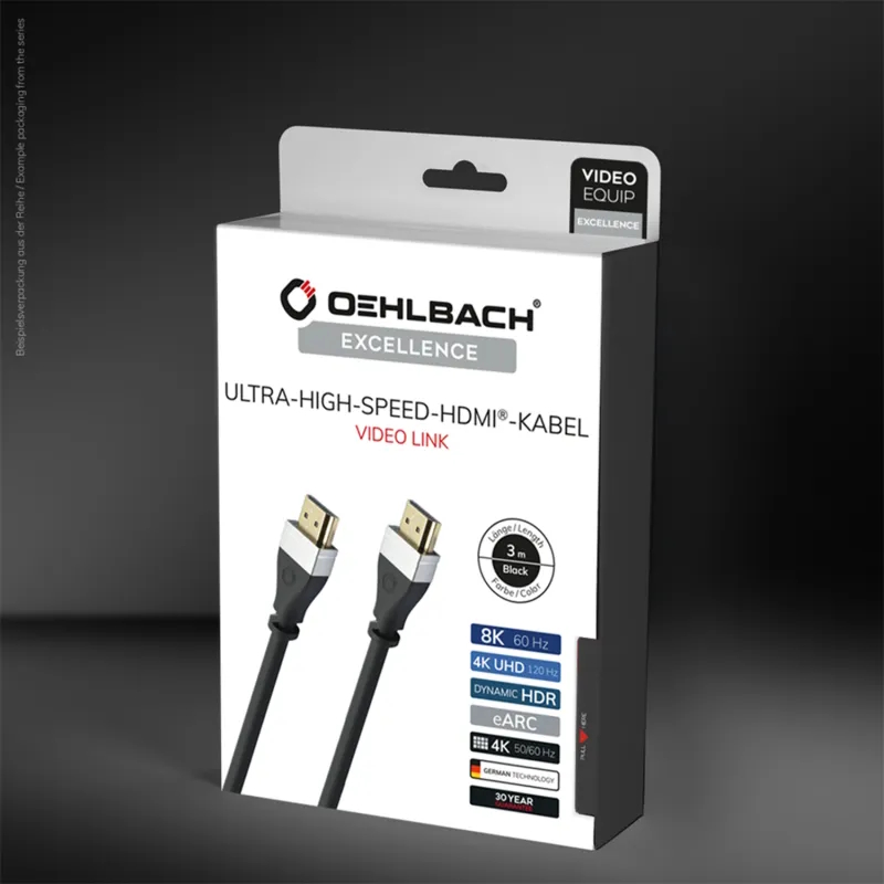 [Oehlbach] 오엘바흐 VIDEO LINK HDMI 케이블 1M, 1.5M, 3M (D1C33100, D1C33101, D1C33103) - 상세 이미지 4