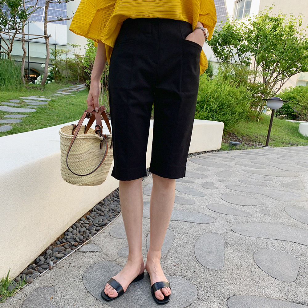 플레그 포켓 5부 팬츠 - 상품 이미지