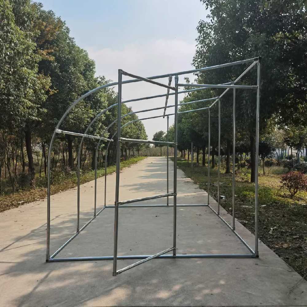 비닐하우스 프레임 조립식 뼈대 온실 골조 텃밭 철제 2x1.5x2m - 상품 이미지