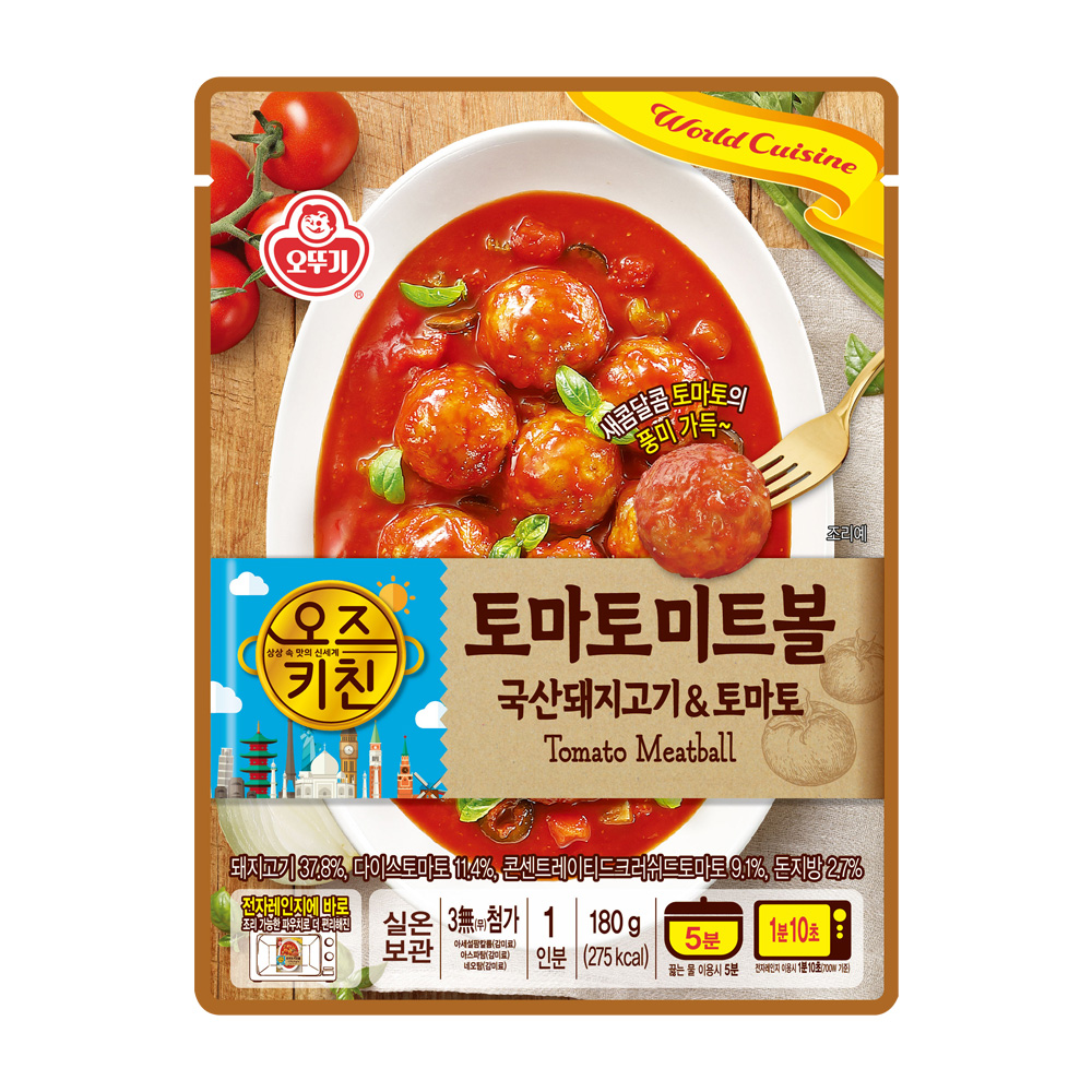 오뚜기 오즈키친 토마토미트볼 180g - 상품 이미지