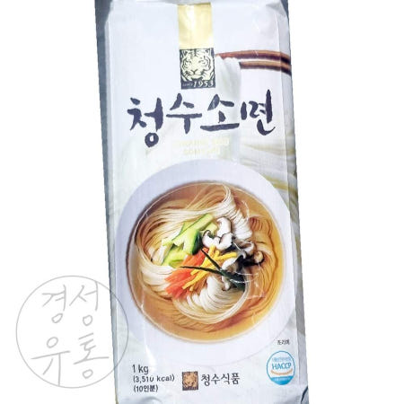 상세참조 경성 소면 국수 청수 1K x15p 국수건면 콩국수소면