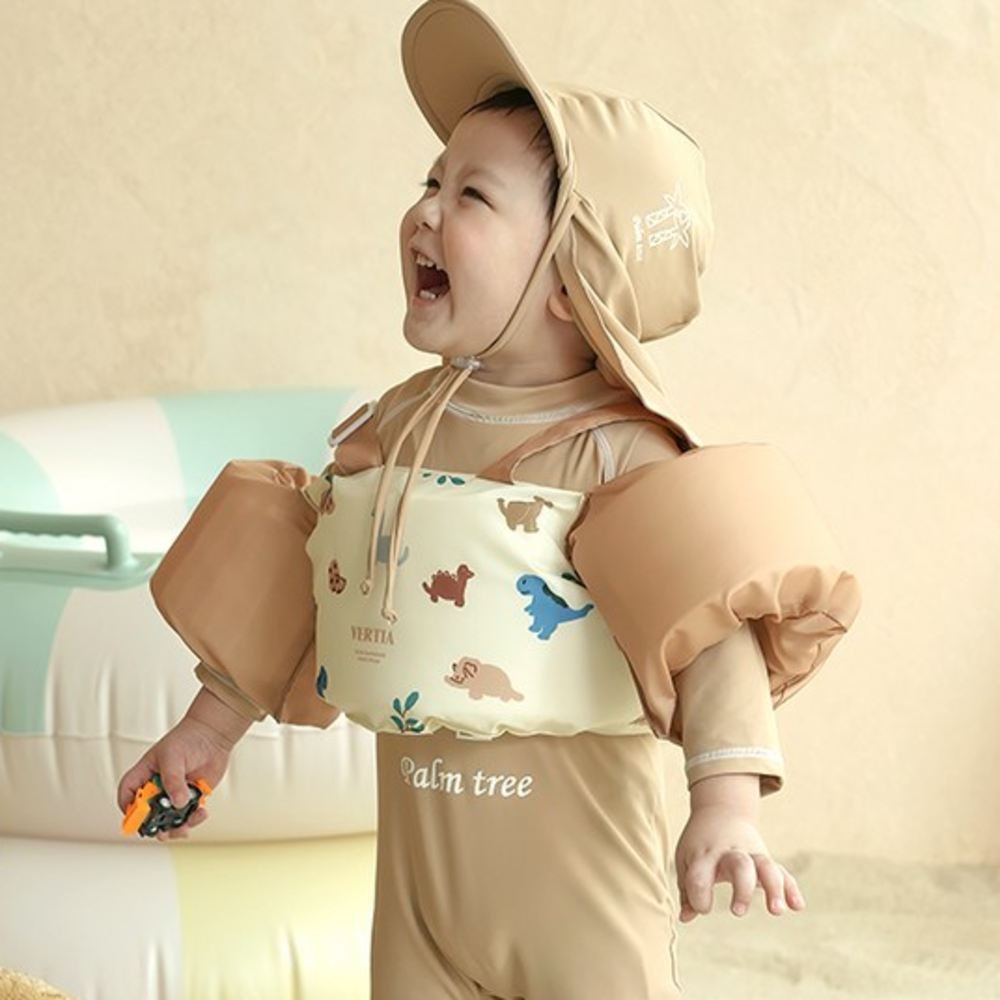 퍼들점퍼 유아 아기 팔튜브 스트라이프