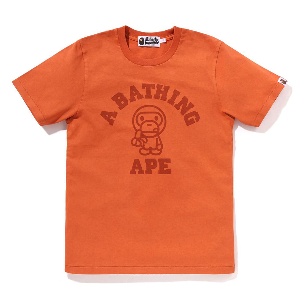 베이프 우먼즈 반팔티 OVERDYE MILO COLLEGE TEE 2L30-209-018 - 메인 이미지