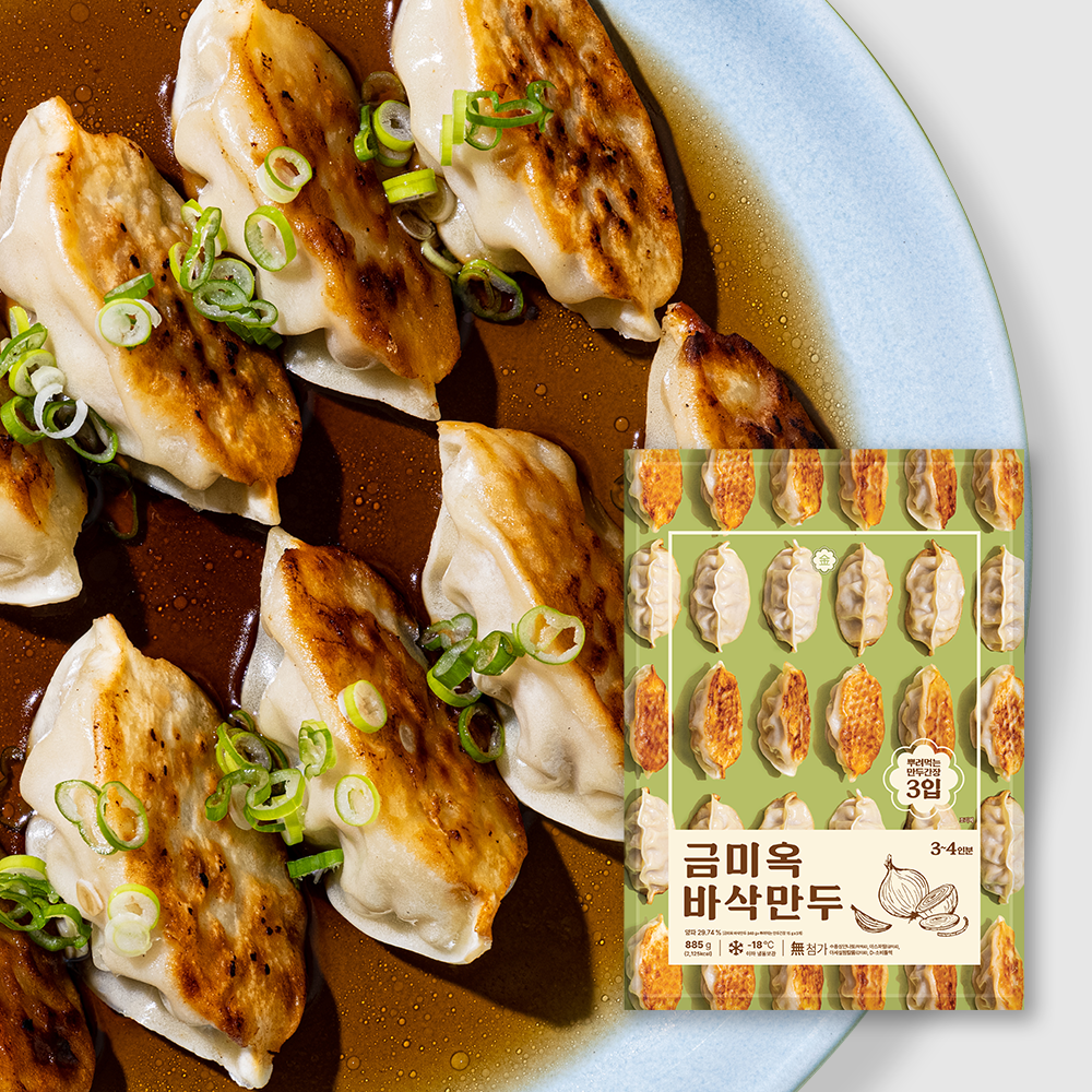 금미옥 바삭만두 교자 고기만두 고기, 885g, 1개