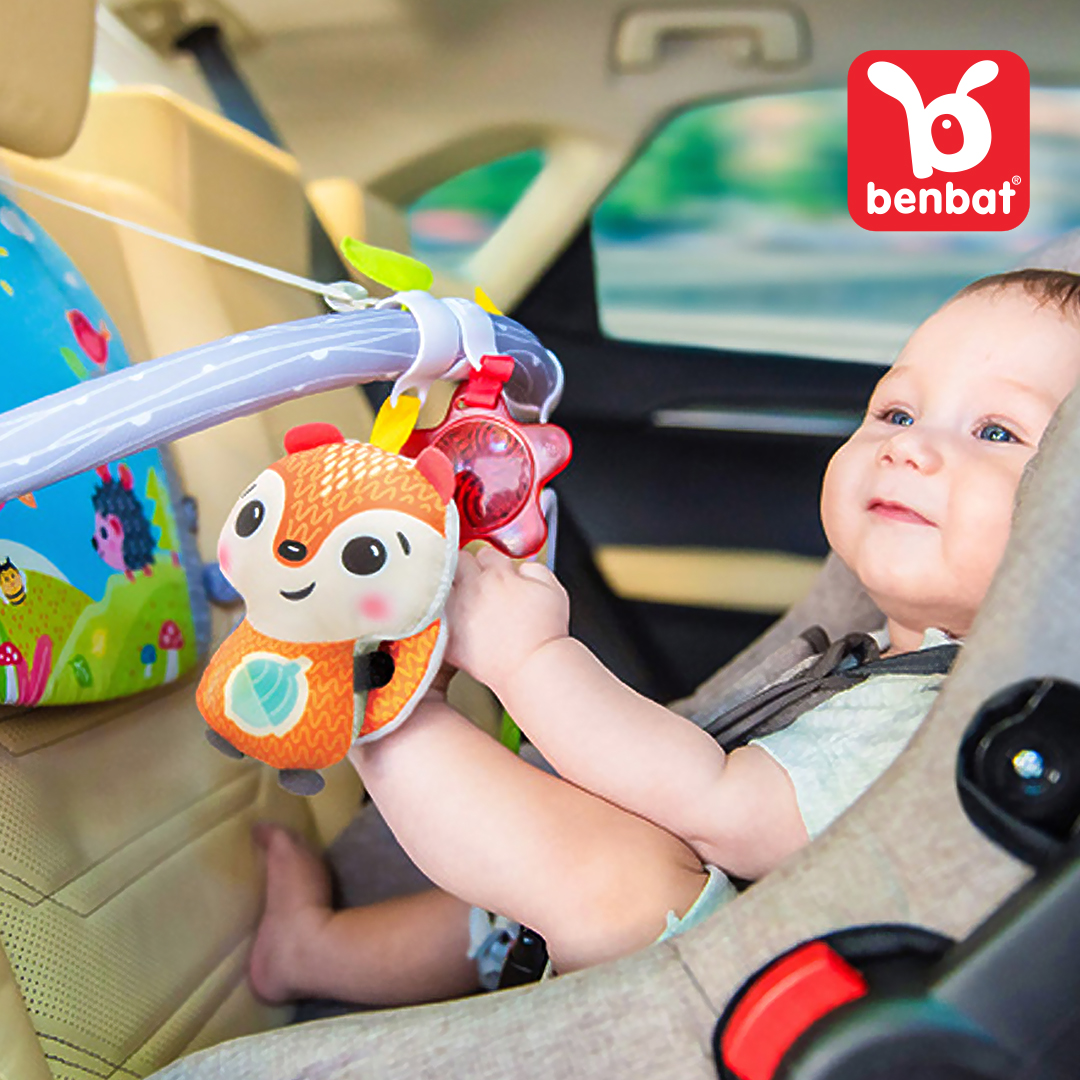 [넾다세일][밴밧] 카시트 장난감 후방모빌 더블사이드 카_아치