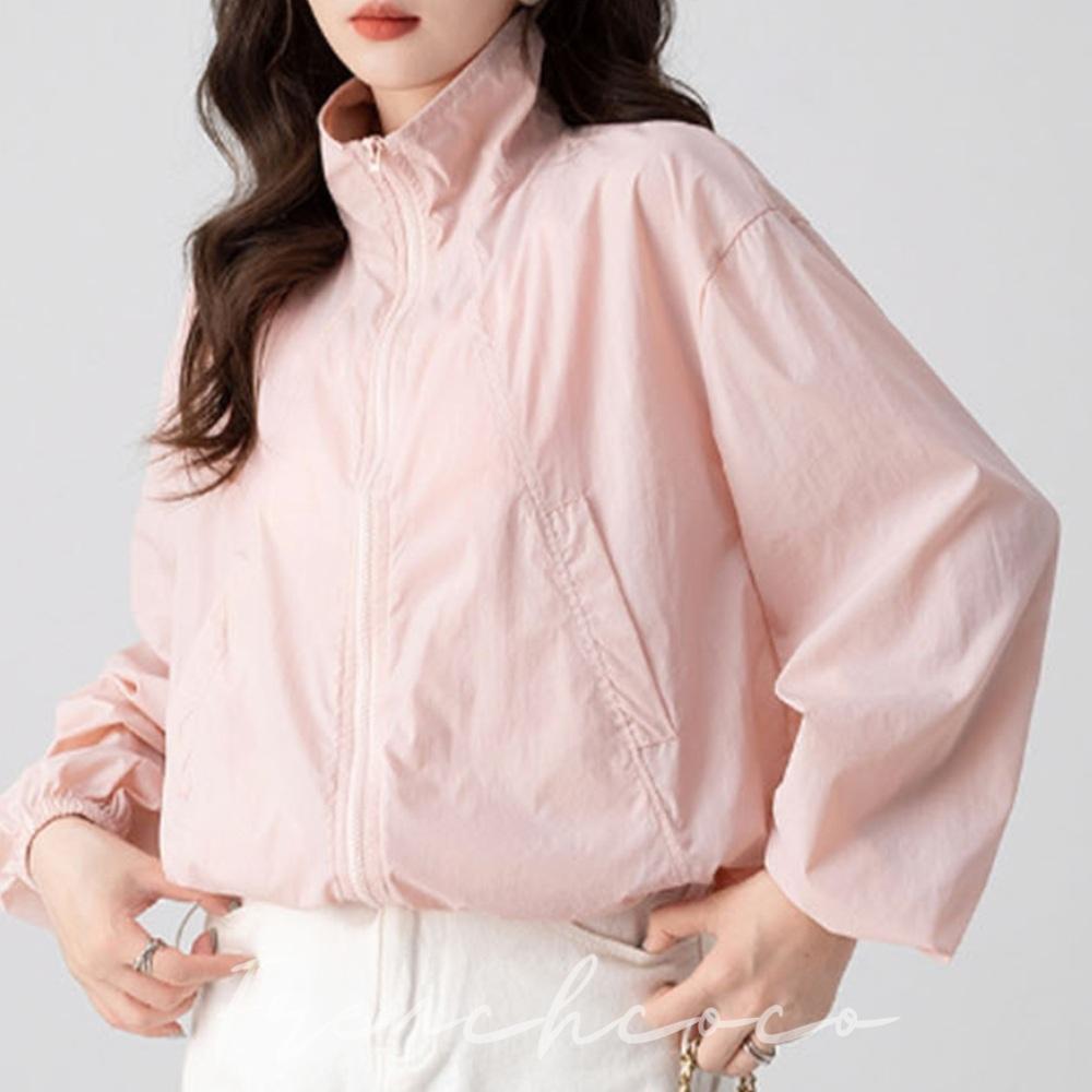 프렌치코코 여름 해수욕장 겉옷 자켓 비치 해변 자외선차단 얇은 바막 아노락 - 상품 이미지