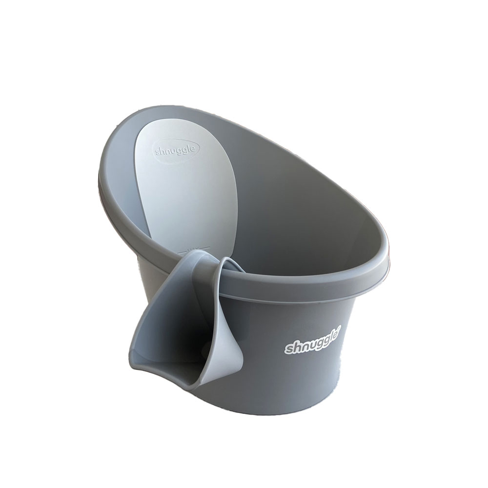 슈너글 출산선물 신생아 목욕 아기 욕조 페블그레이 샴푸컵 세트