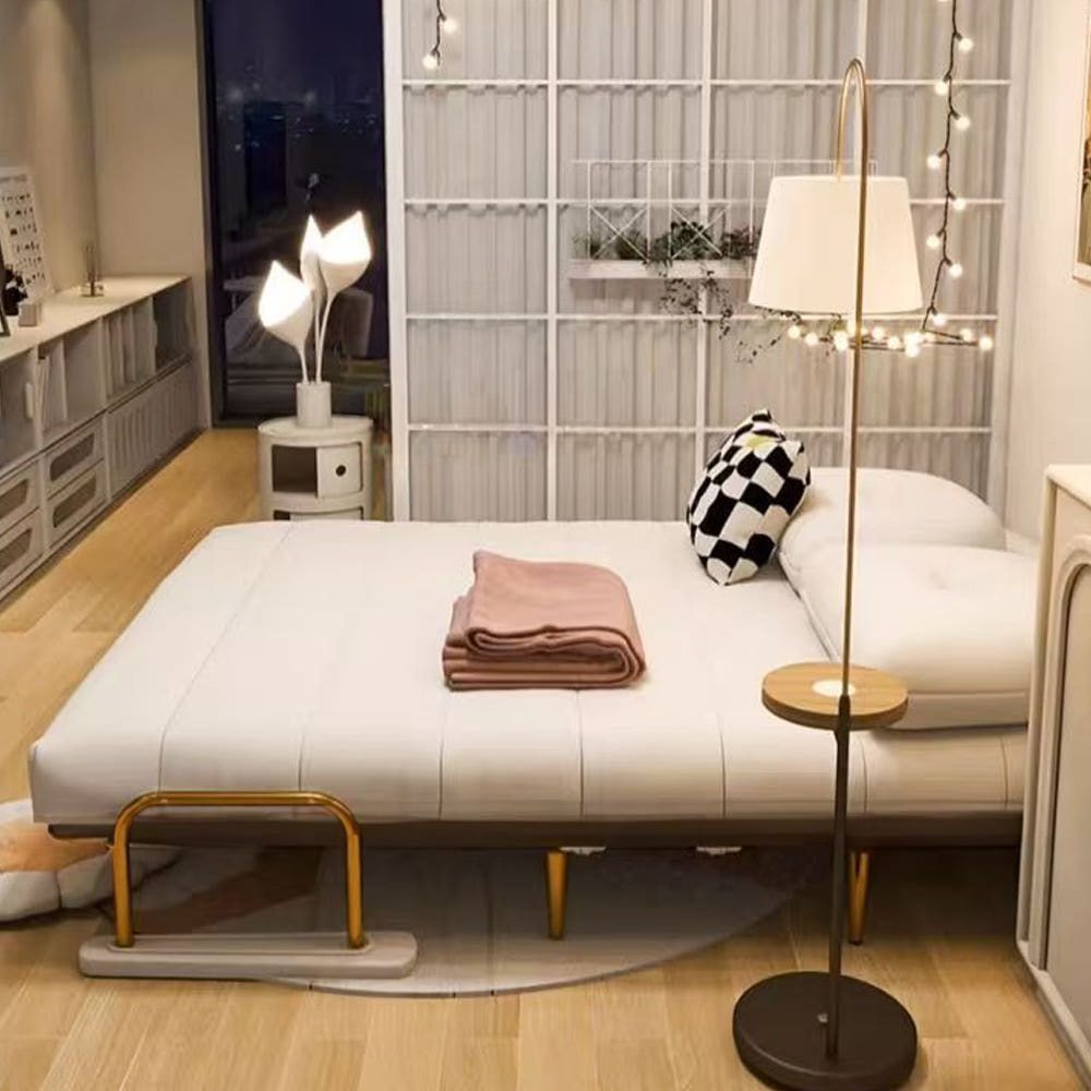 2인용 소파 침대 겸용 제품의 침대 모드