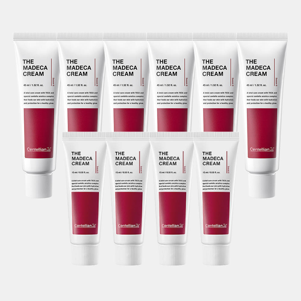 동국제약 센텔리안24 더 마데카크림 45mlx6개+15mlx4개 / 병풀 시카 테카(TECA) 주름개선 수분 보습 기미완화 안티에이징 탄력 잡티 개선에 도움 /시즌6 이미지 3