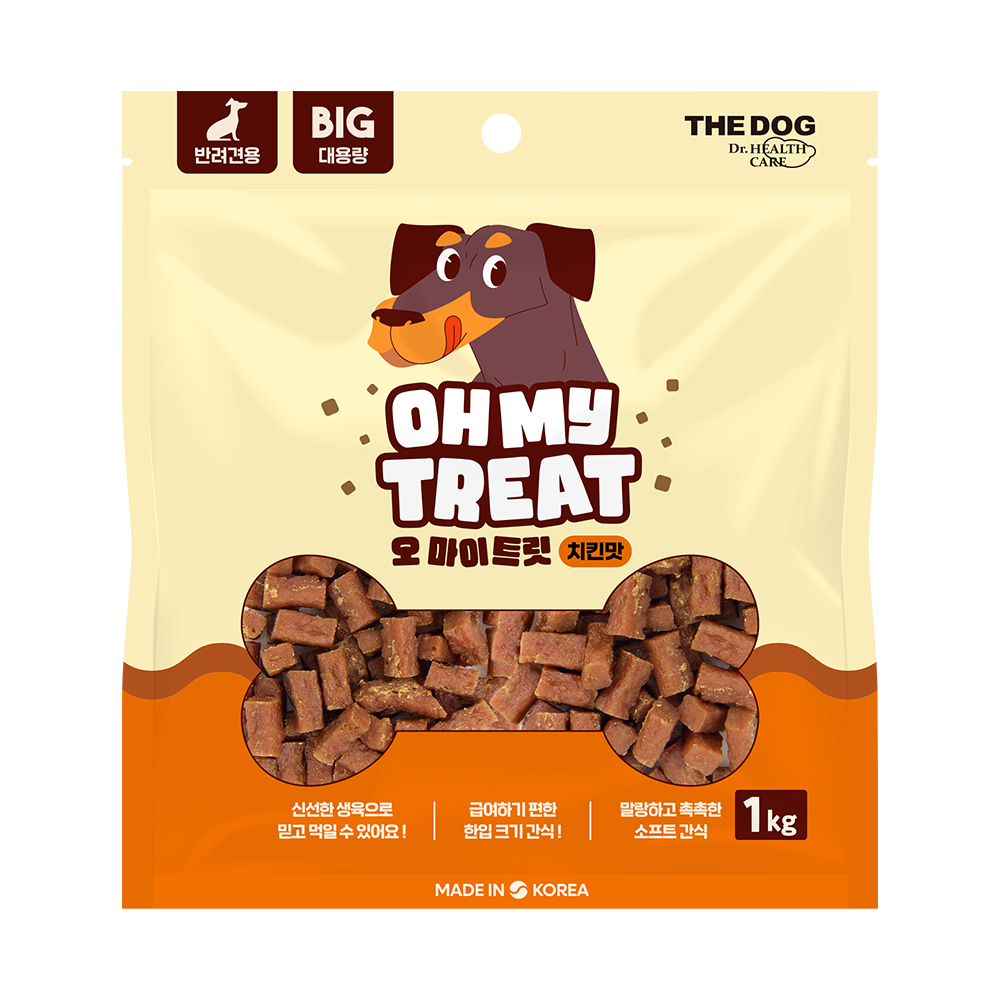 더독 오마이트릿 치킨, 1kg, 1개 - 메인 이미지