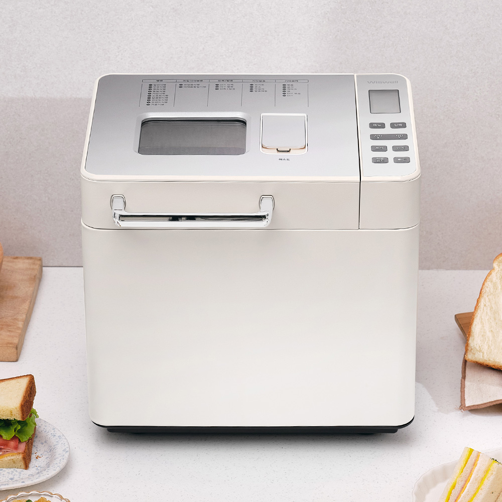 위즈웰 이지 제빵기 가정용 저당 식빵 기계 예약 베이킹 EASY 반죽기 발효 요거트