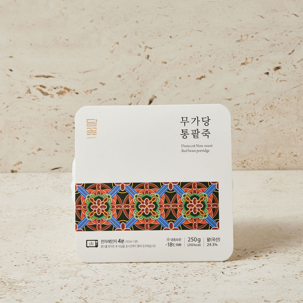 동지 서울 3대 팥죽 맛집 국내산 무가당통팥죽 새알 옹심이 식사대용 250g, 4개