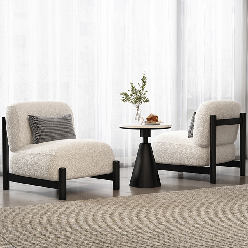 아르코 라운지 인테리어 서재 패브릭 체어 Arco Lounge Chair - 상세 이미지 3