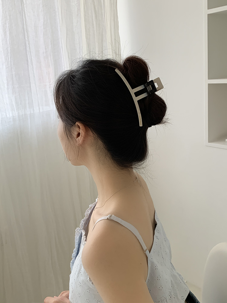 France Handmade, 딥커브 헤어클로 - 숱많은 빅사이즈 넓은집게핀 프랑스핀 - 상세 이미지 4