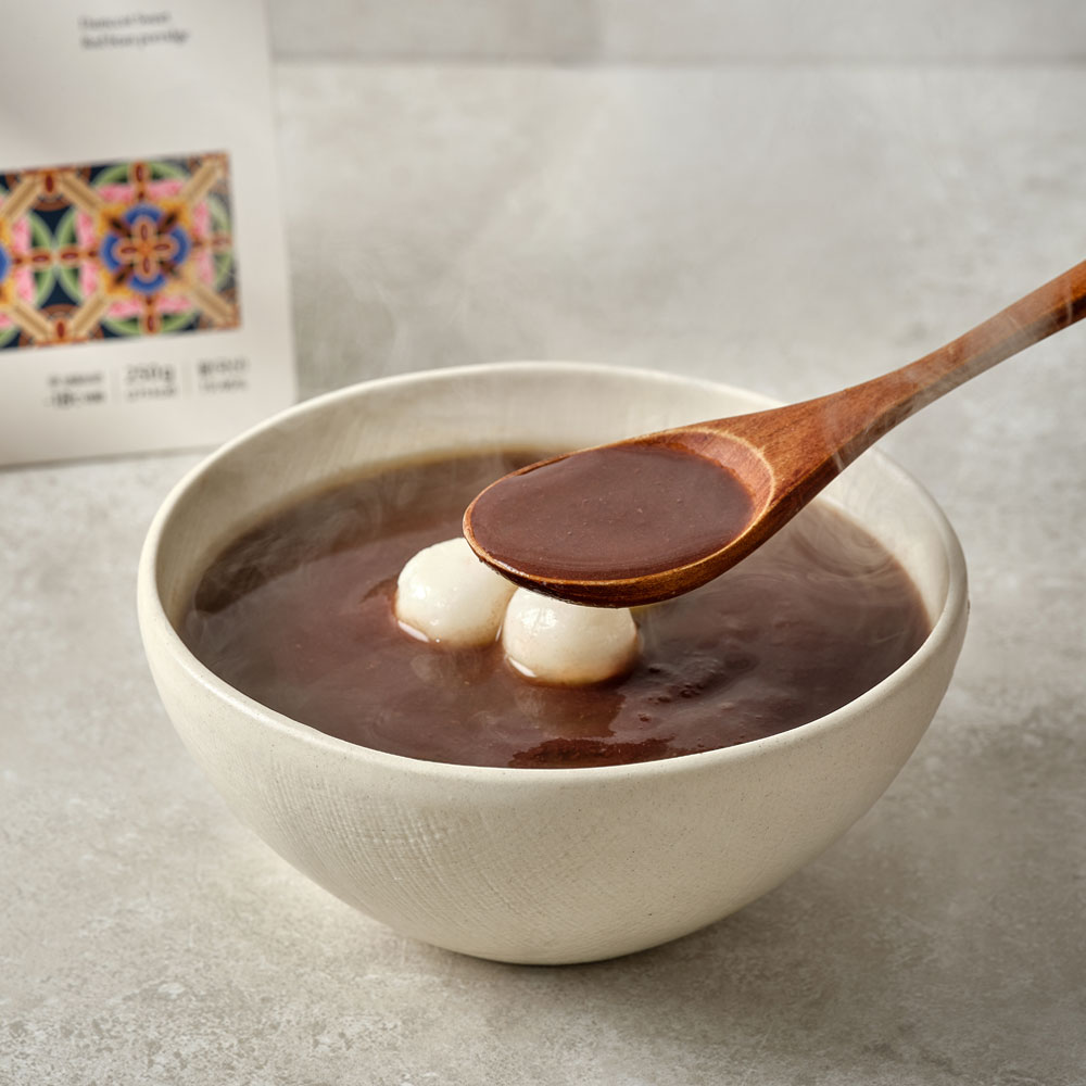 동지 서울 3대 팥죽 맛집 국내산 고운단팥죽 새알 옹심이 식사대용 250g, 4개 - 상세 이미지 3