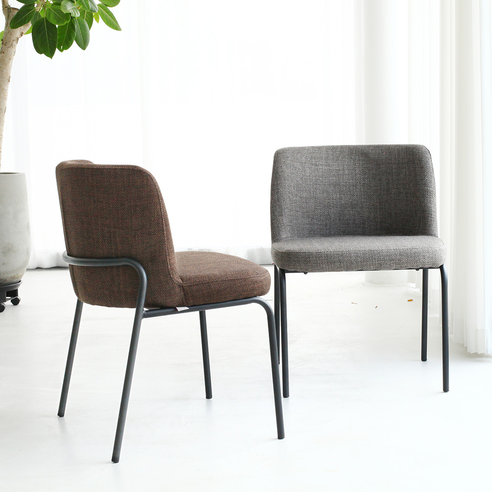 뷰티즈체어 루나 편한 인테리어 식탁의자 식당 고급 패브릭 카페 다이닝