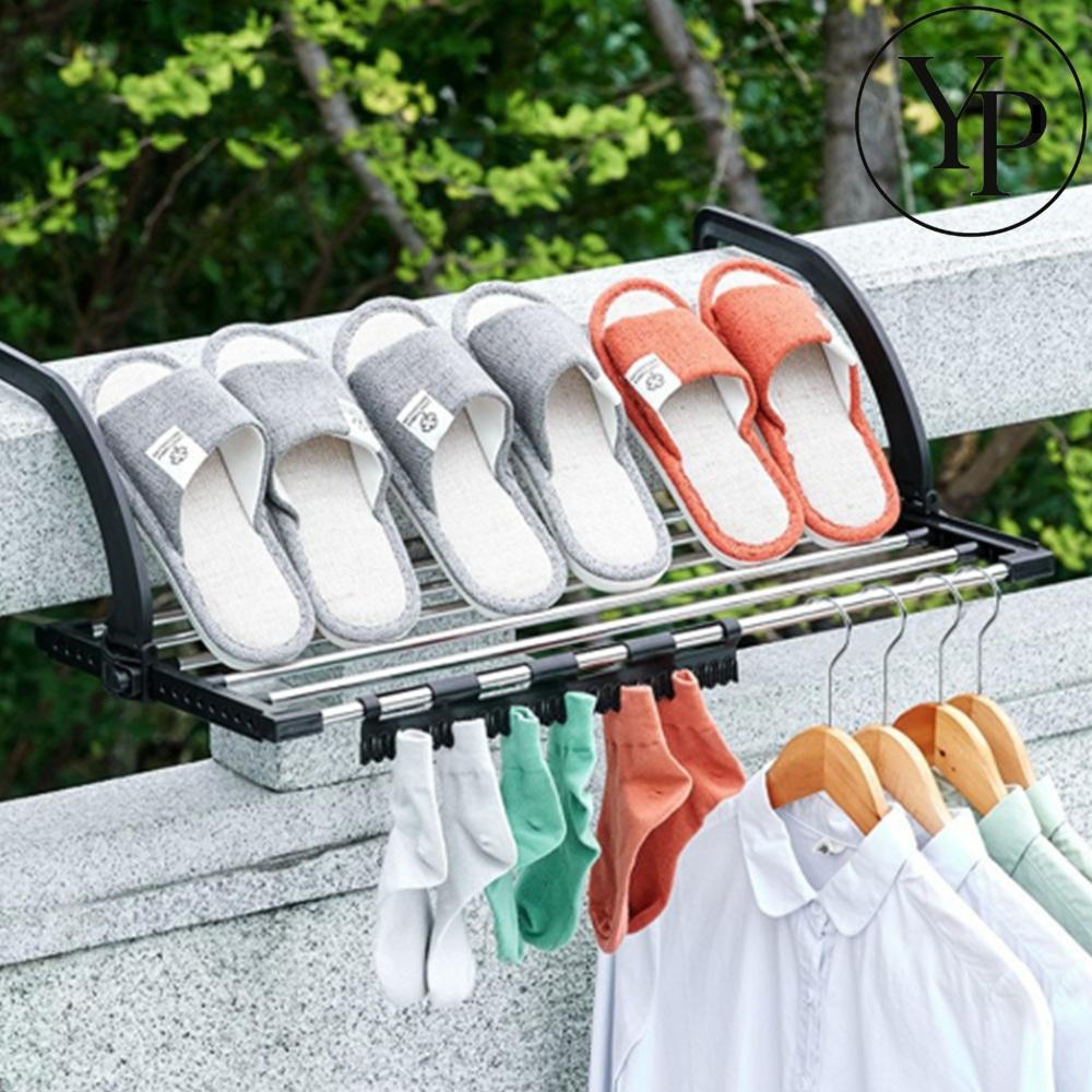 걸이형 빨래 건조대 창틀 세탁물 걸이 테라스