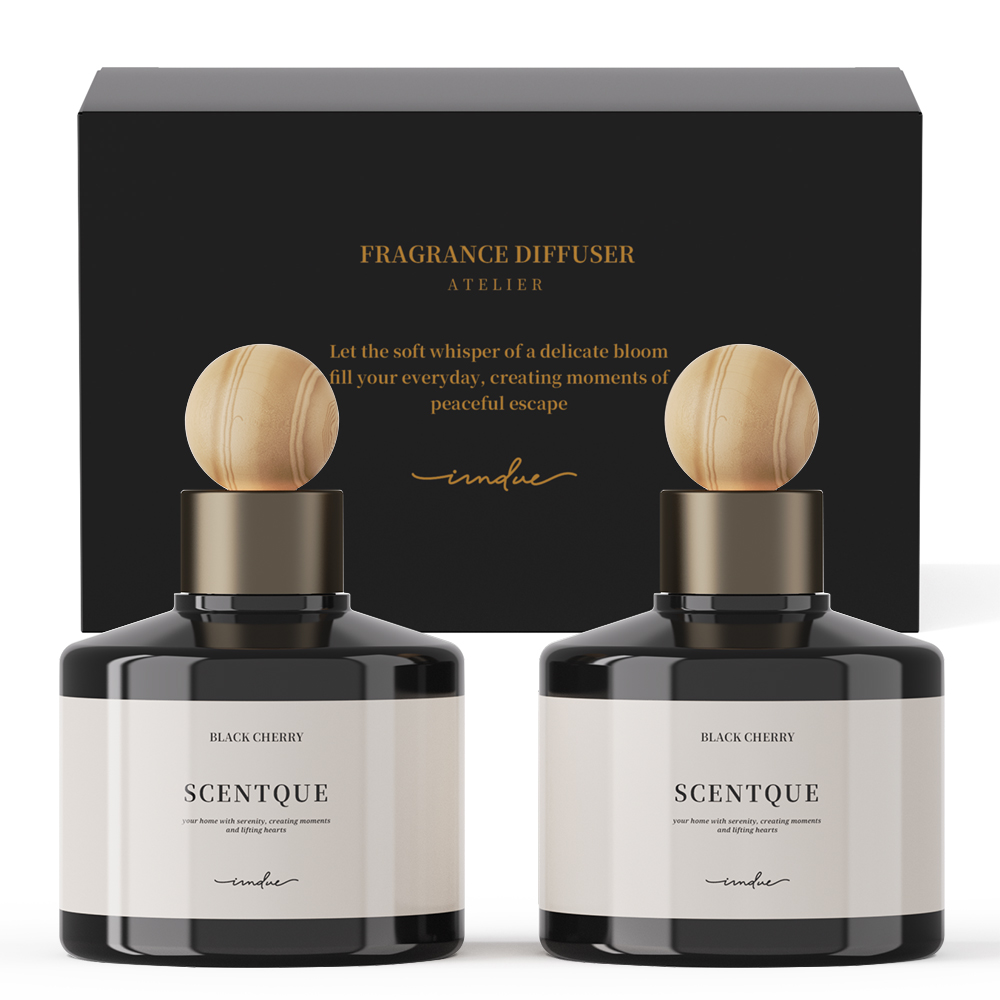 차량용 방향제 디퓨저 200ml 2개 자동차 차량 명품 고급 블랙체리 1+1