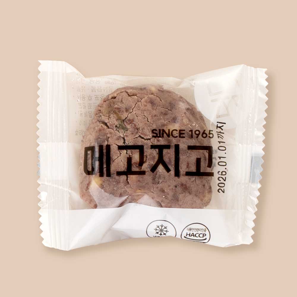 잣범벅 쑥인절미 300g  50g x 8봉 국내산 찹쌀 잣 팥 앙금 이미지 8