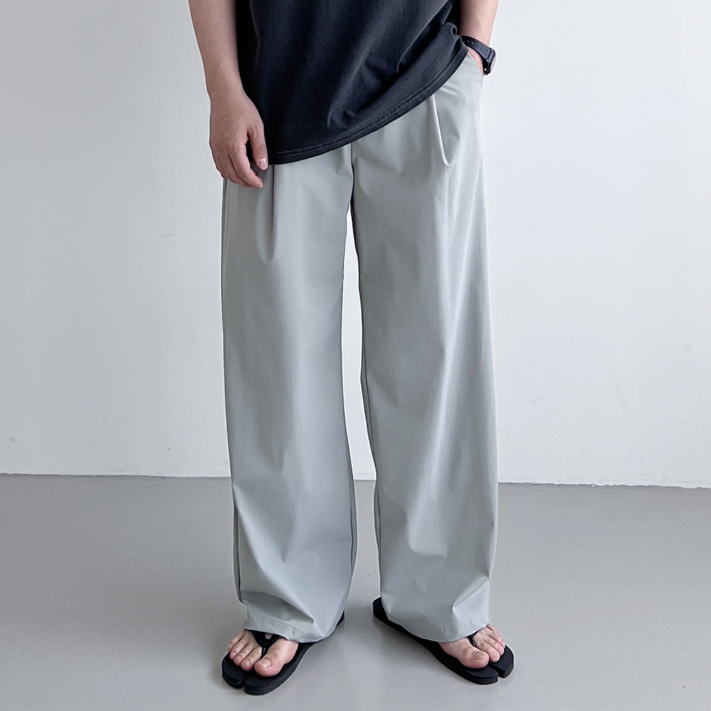 남자냉장고바지 남자여름슬랙스 벌룬팬츠 와이드팬츠 - 상품 이미지