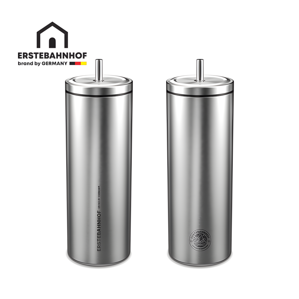 리유저블 보온보냉 진공 스테인레스 텀블러 600ml, 메탈 - 상세 이미지 2