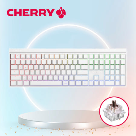 체리 MX BOARD 2.0S RGB 기계식 게이밍 키보드 화이트 갈축