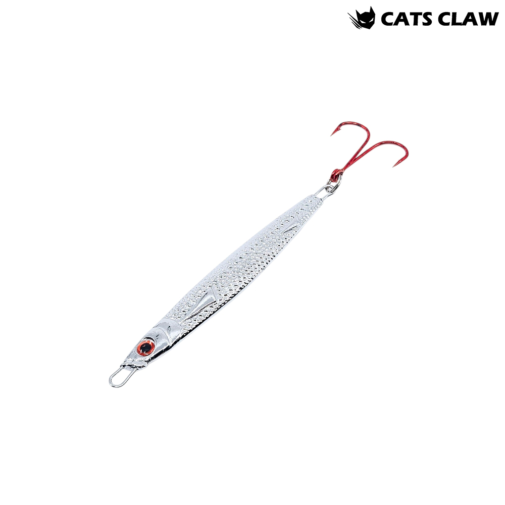 캣츠크로우 멸치지그 크롬 메탈지그 더블훅, 38g - 메인 이미지