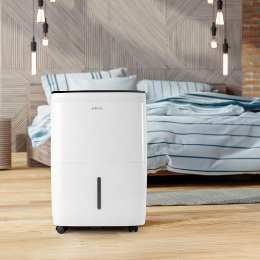 위니아 제습기 건조 기능 사용 모습