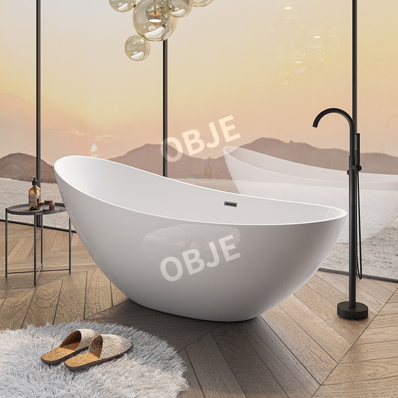 오브제 아크릴 욕조 이동식 독립형 전신욕 반신욕 홈스파 1.5m 1.6m - 상세 이미지 3
