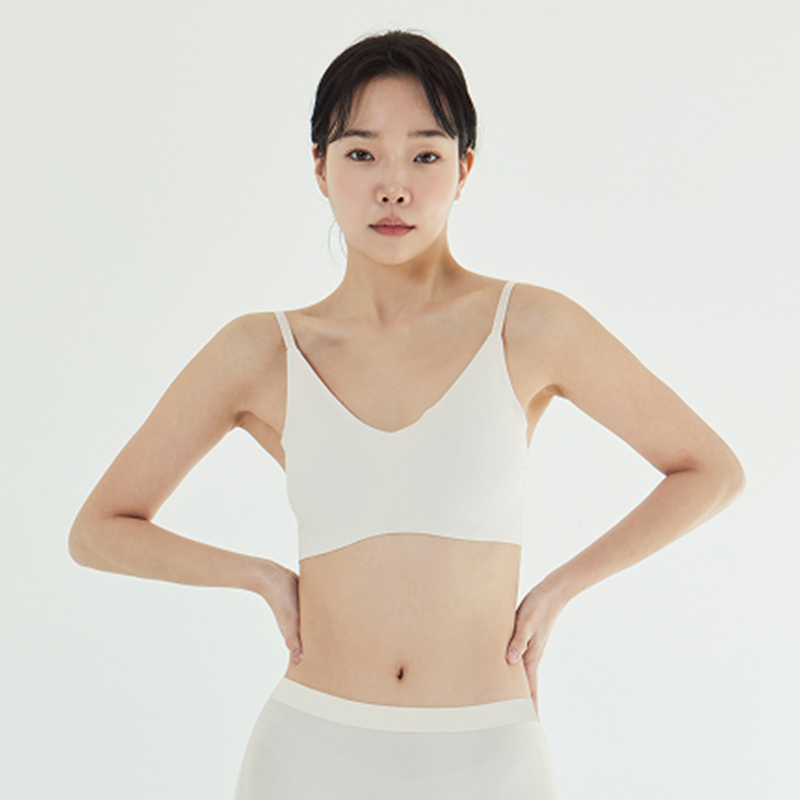 [1+1] 슬림9 리프티브라 컴포트 2매 심리스 여자속옷 노와이어 브라 이미지 2
