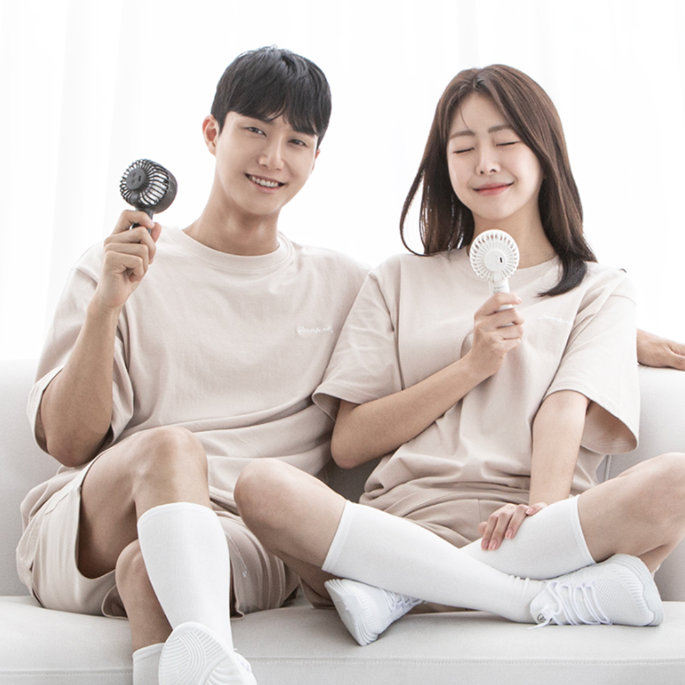 급속냉각선풍기 충전용 아이스 무소음 쿨링 에어컨 휴대용 선풍기 - 상세 이미지 4