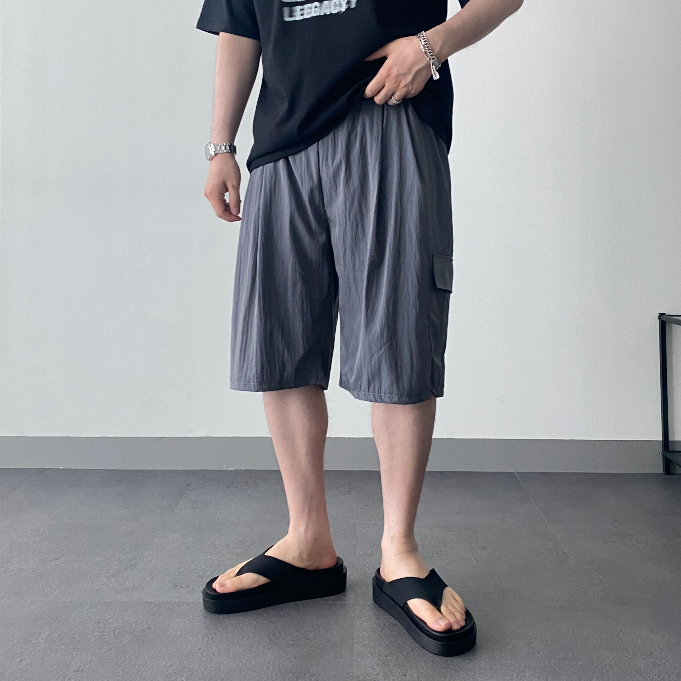 나일론반바지 남자카고반바지 남자버뮤다팬츠 이미지 6