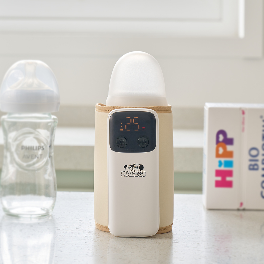 마베비 휴대용 보틀워머 플러스 모유 젖병 액상분유 데우기 이유식 보온 중탕기 제품 이미지