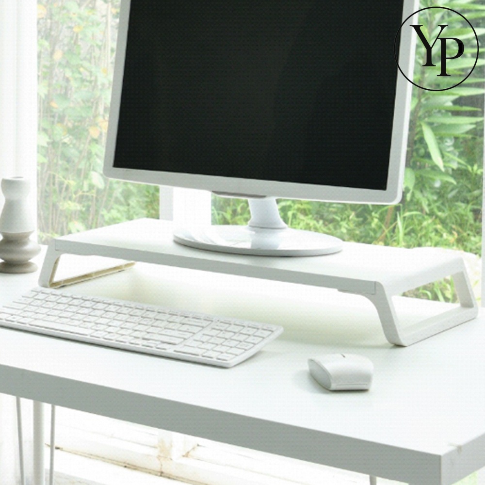 데스크 모니터 받침대 컴퓨터 높이조절 다이 PC 스탠드 선반