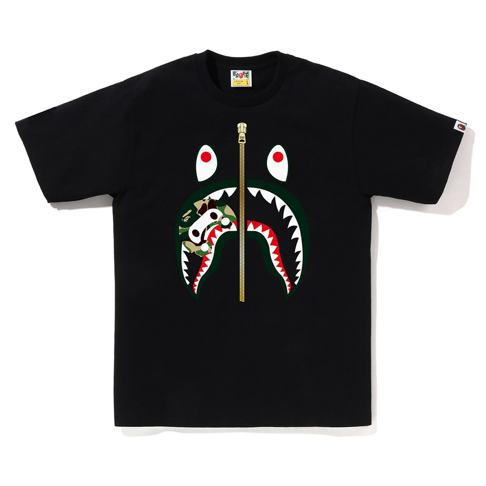 베이프 반팔티 ABC CAMO MILO SHARK TEE 2L30-110-003 - 상세 이미지 4