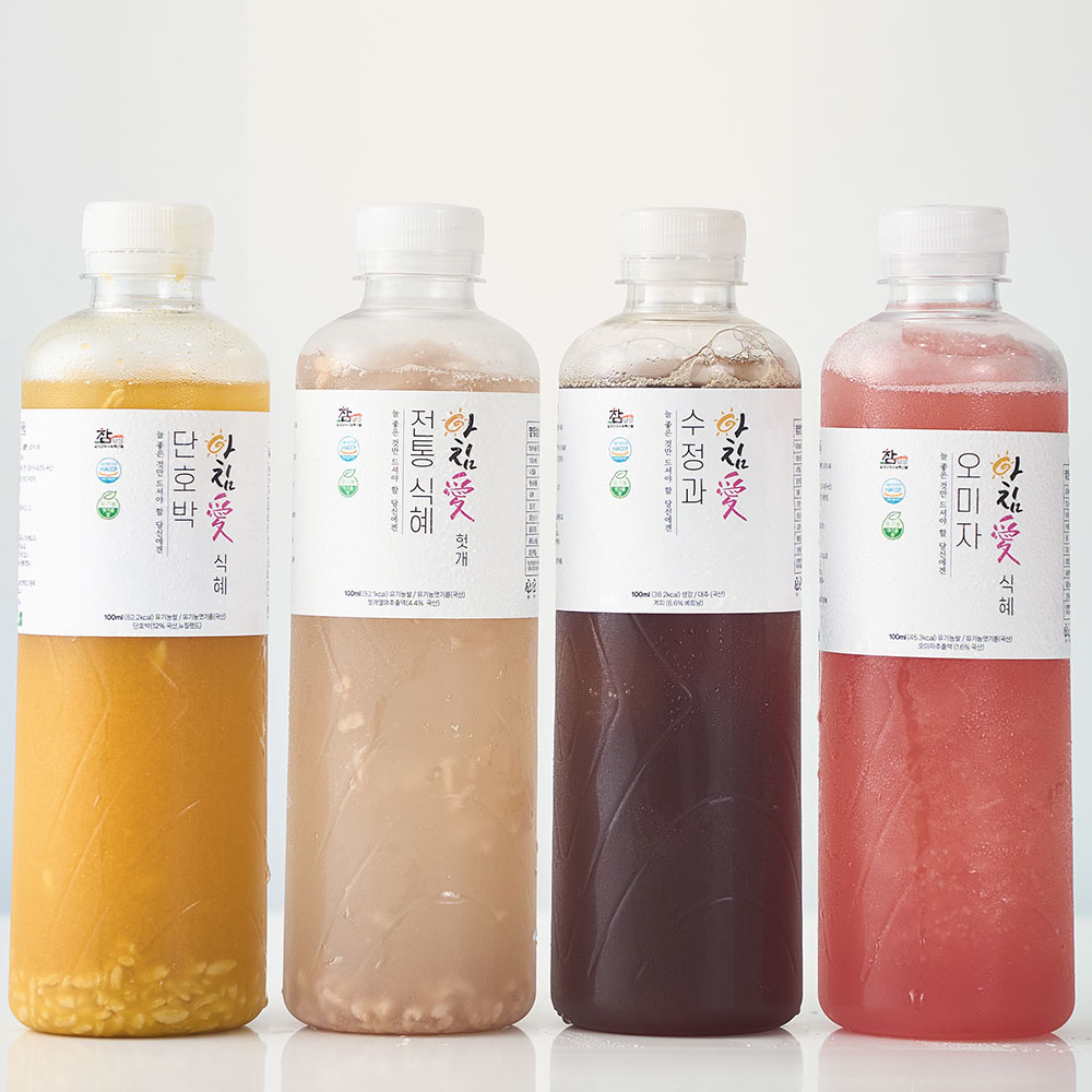 수제식혜 4종 500ml 1L 단호박식혜 오미자 수정과 - 상품 이미지