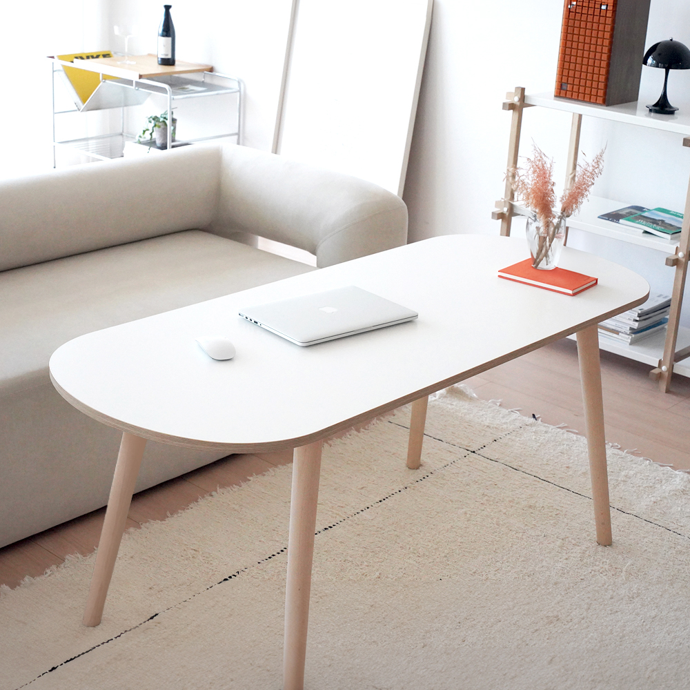 높은쇼파테이블 1200 거실 소파 식탁 원목 대리석 원형 티 테이블 타원형